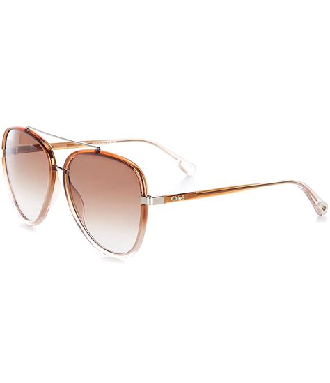 chloe sunglasses aviator|chloe orange navigator sunglasses.